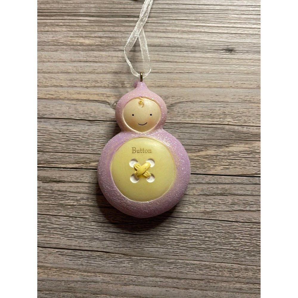Little Button Special Delivery Christmas Tree Resin Ornament